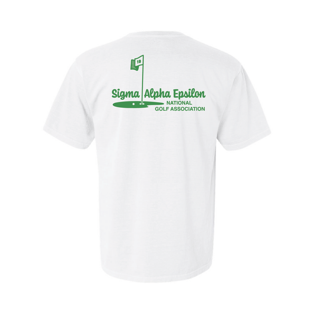 SAE National Golf Association T-Shirt by Comfort Colors (2024)