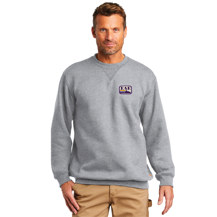 OUTDOORS COLLECTION: SAE Crewneck Sweatshirt by Carhartt - The Sigma Alpha Epsilon Store