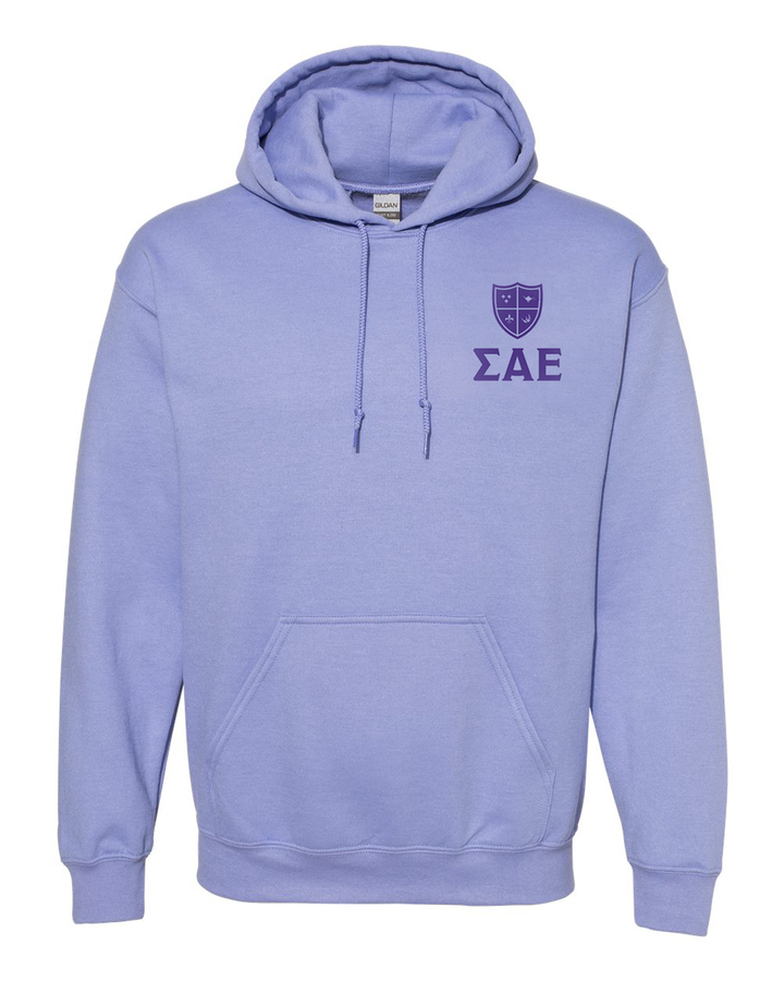 SAE Letters and Crest in Violet