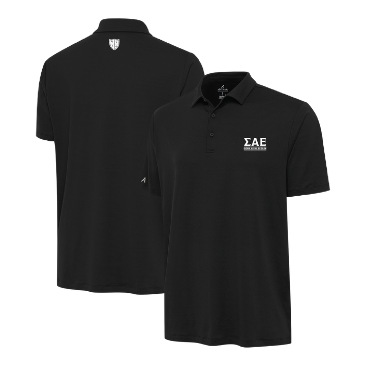 SAE Reprocess Polo in Black