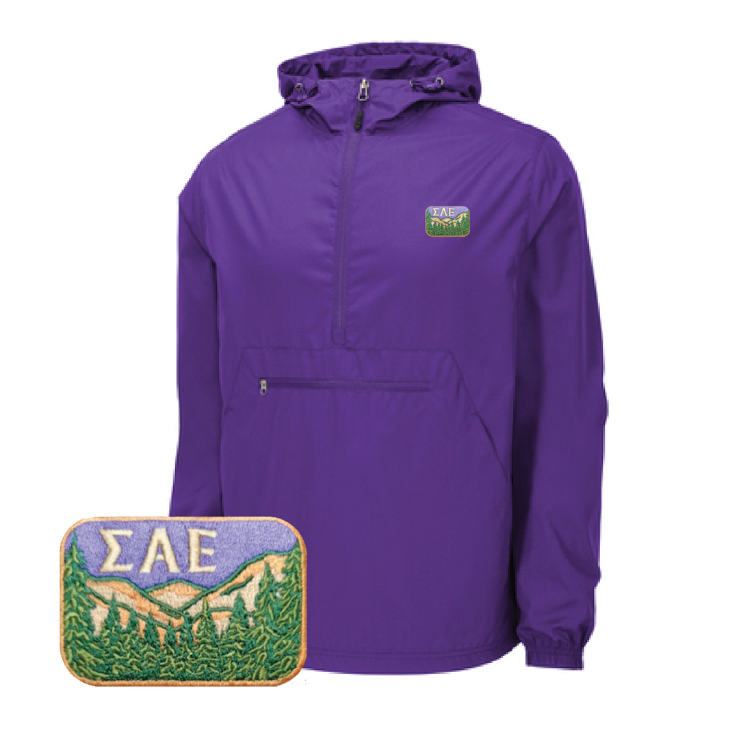 OUTDOORS COLLECTION: SAE Anorak Packable Jacekt - The Sigma Alpha Epsilon Store