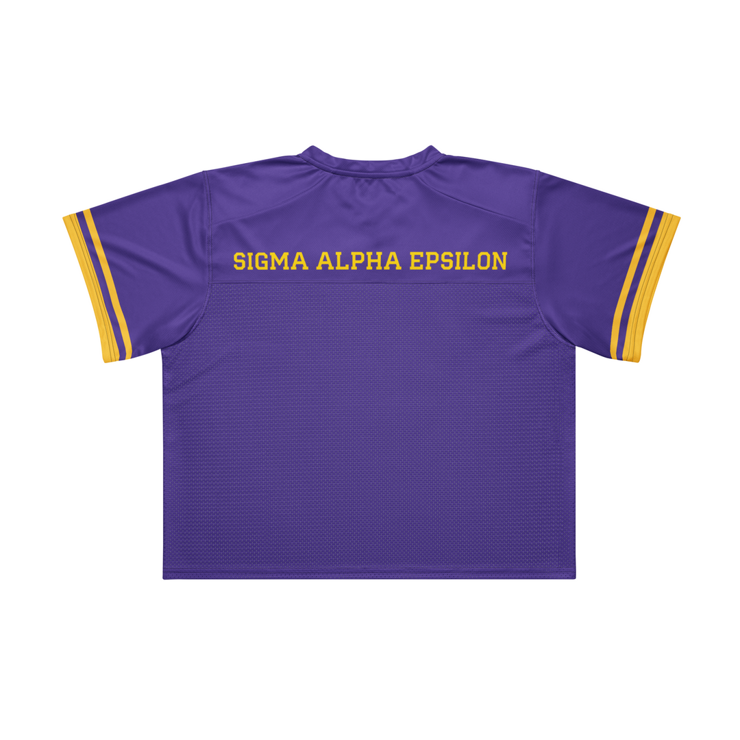 Sigma Alpha Epsilon Vintage Script Lacrosse Jersey
