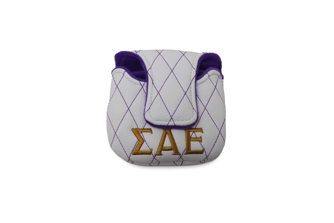 Sigma Alpha Epsilon (SAE) Diamond Stitch Mallet Putter Cover