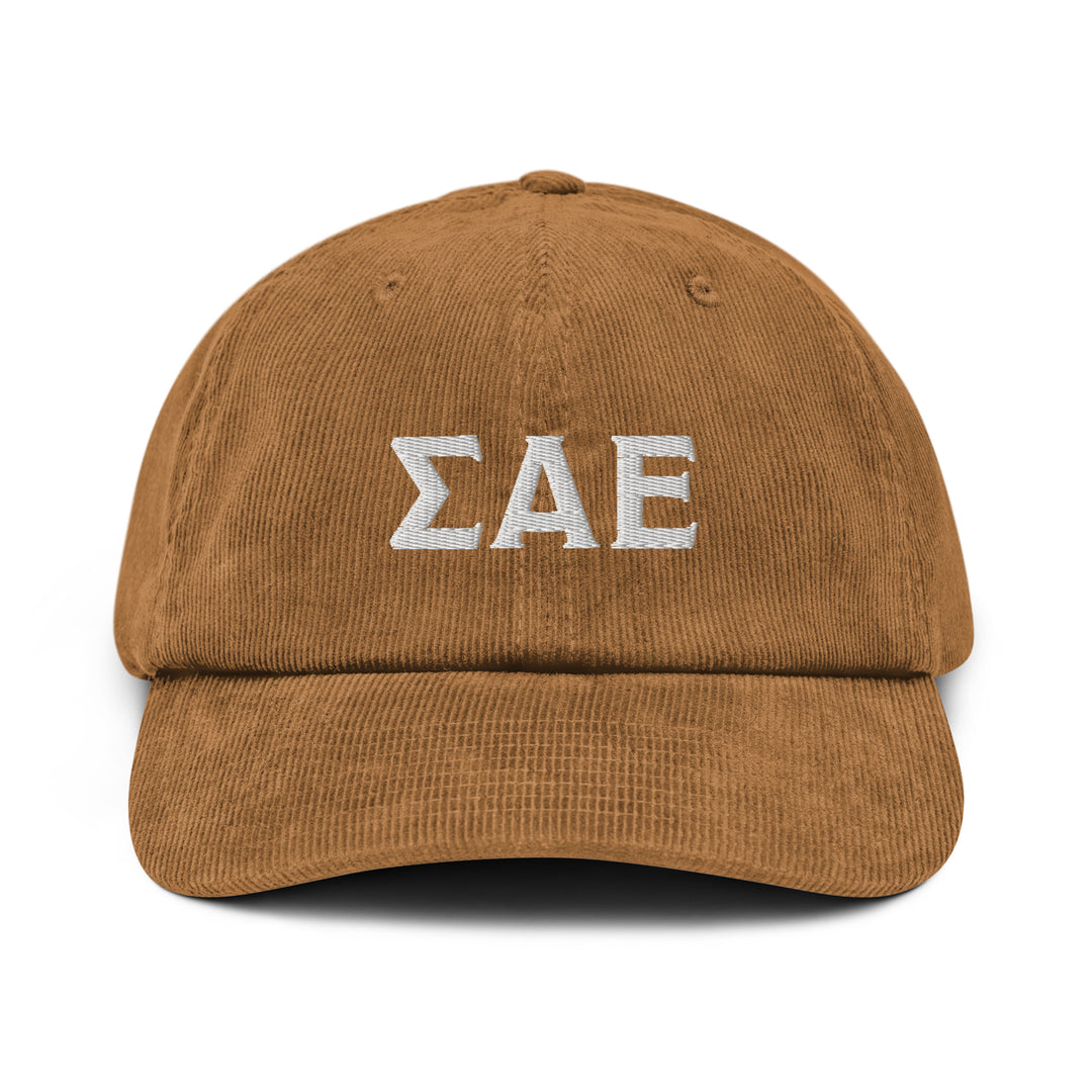 LIMITED RELEASE: SAE Corduroy Hat - The Sigma Alpha Epsilon Store