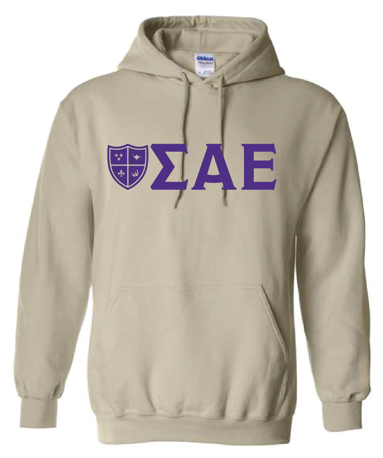SAE Letters Hoodie in Sand – The Sigma Alpha Epsilon Store