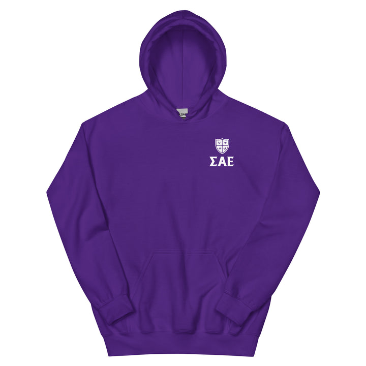 SAE Letters and Crest in Violet