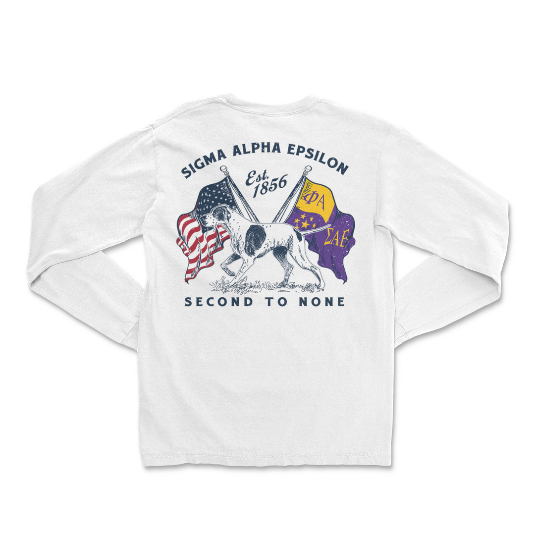 LIMITED RELEASE: SAE 4th of July Long Sleeve T-Shirt by Comfort Colors - The Sigma Alpha Epsilon Store