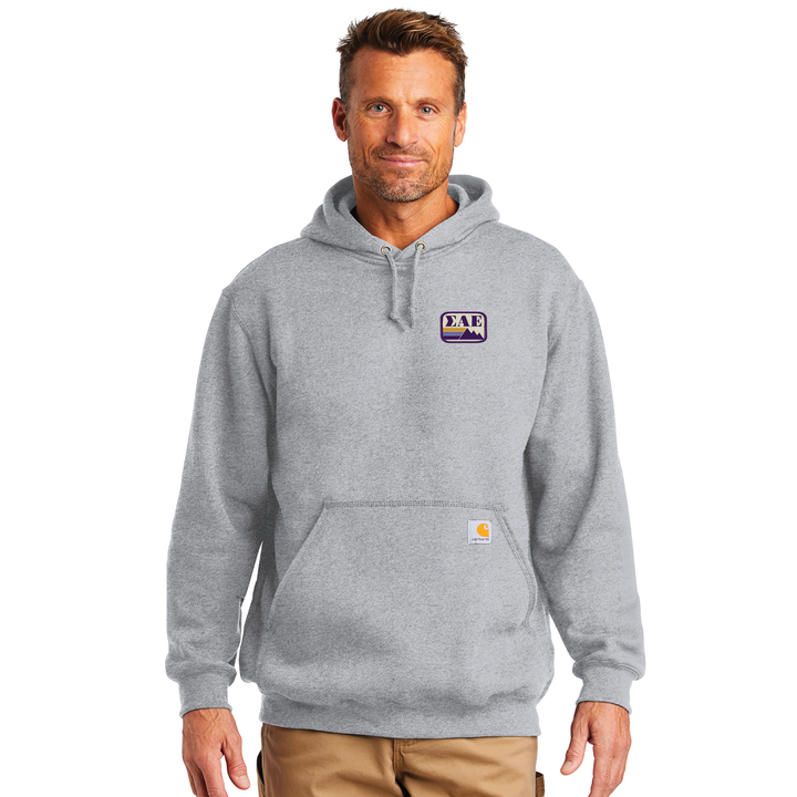 OUTDOORS COLLECTION: SAE Hooded Sweatshirt by Carhartt - The Sigma Alpha Epsilon Store