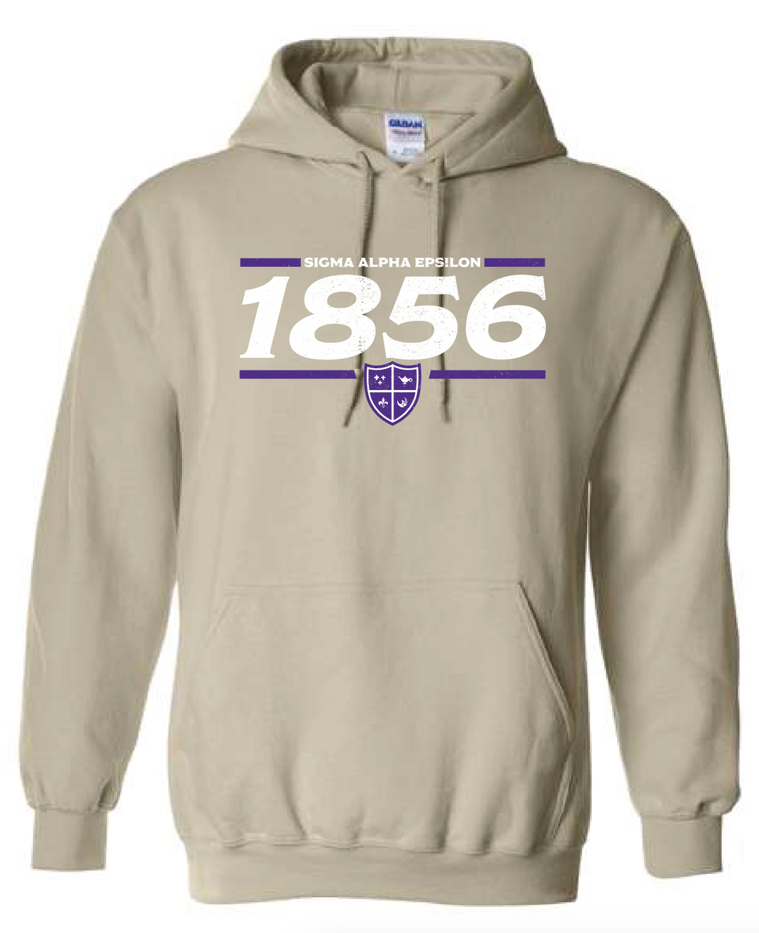 SAE 1856 Hoodie in Sand - The Sigma Alpha Epsilon Store