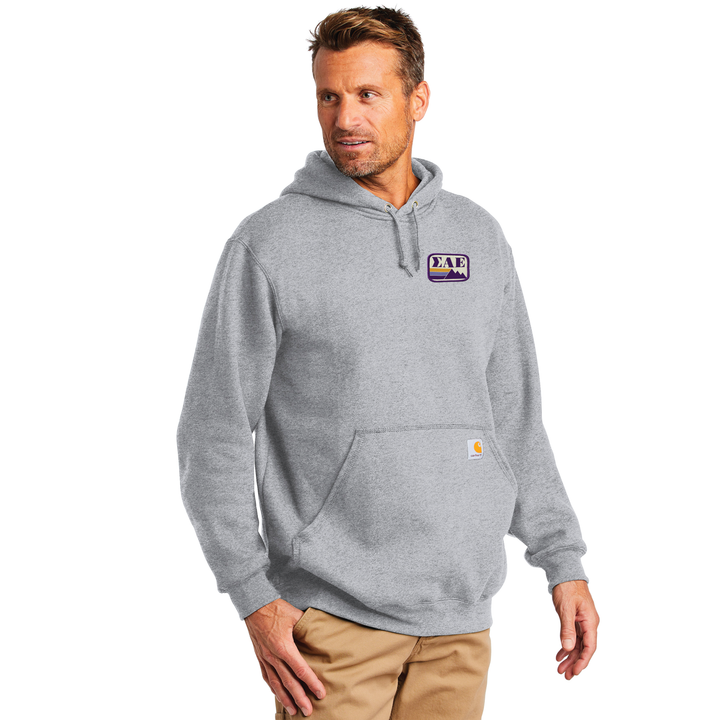 OUTDOORS COLLECTION: SAE Hooded Sweatshirt by Carhartt - The Sigma Alpha Epsilon Store